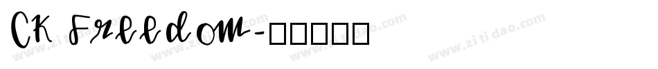 CK Freedom字体转换